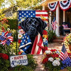 ActFirst 12x18 garden flag ready for easy porch or fence mounting.