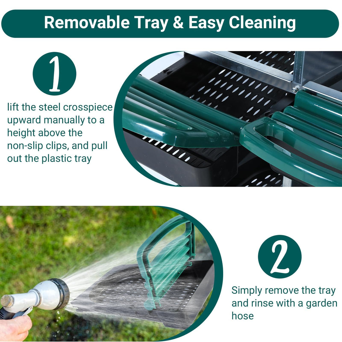 ActiveTrail egg collection design guides eggs safely to the tray.