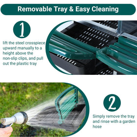 ActiveTrail egg collection design guides eggs safely to the tray.