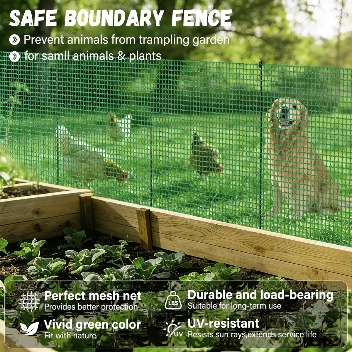 ACTREY fence rolls up compactly for easy storage.