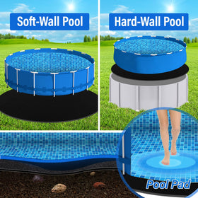 ACTREY seamless pool pad offers one-piece comfort without seams.