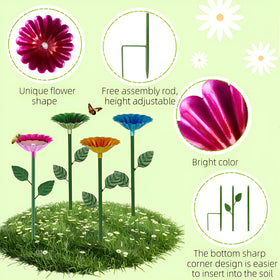 ACUDUDOMA bee watering station blue flower cup enhances outdoor decor while feeding pollinators