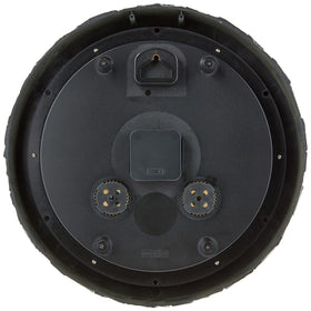 AcuRite weather-resistant outdoor clock ready for porch or patio use.