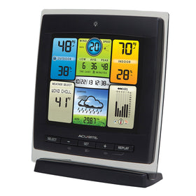 AcuRite Notos 3-in-1 sensor combines temperature, humidity, and wind speed for local accuracy.
