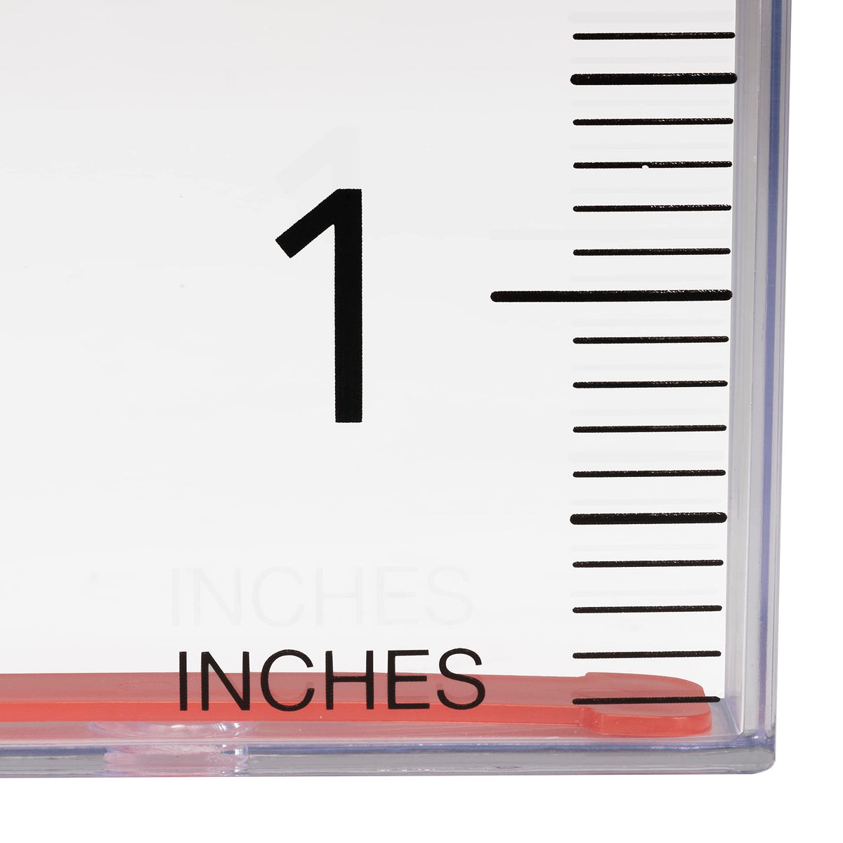 AcuRite Rain Gauge made of weather-resistant acrylic for outdoor durability.