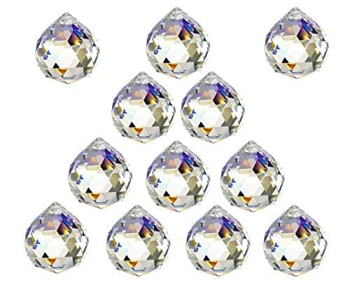 Acuteye clear glass prism lights up windows with shimmering color when sun hits