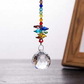 Acuteye hanging crystal prism decor enhances garden or balcony ambiance