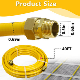 Acyoyava brass connectors emphasize leak-proof gas line fittings
