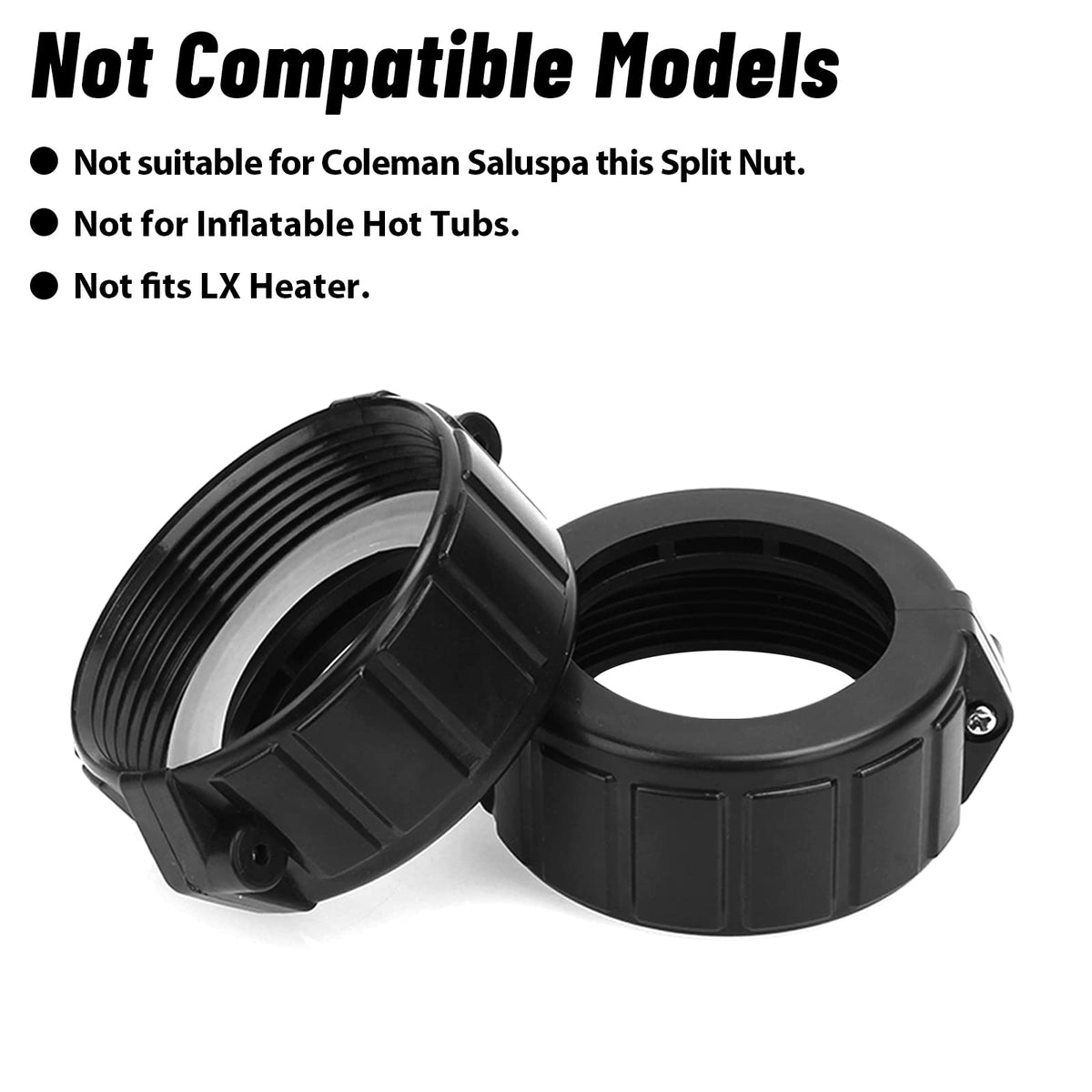 Adabuing 2in spa heater fit aids common heater assemblies