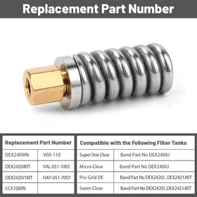 Adabuing fits Hayward models DEX2400JN and DEX2420KIT.