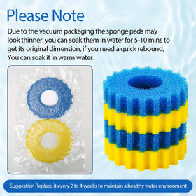 Adabuing odor-adsorption capability helps maintain fresher aquarium water.