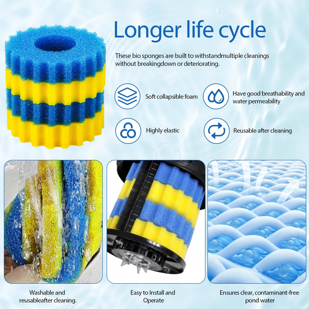 Adabuing pond filter compatibility with SUNSUN CPF for easy integration.
