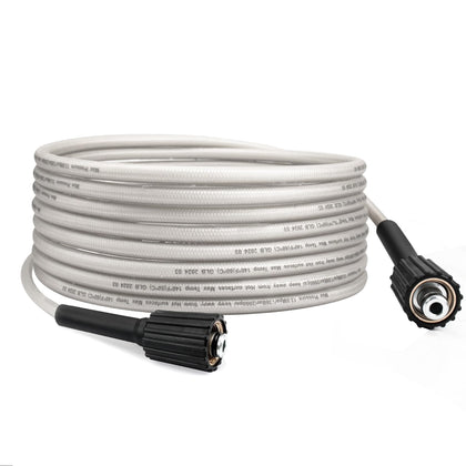 Adabuing Ryobi pressure washer hose with brass connector for leak-free operation.