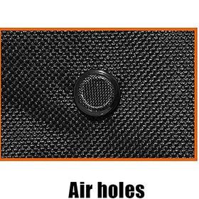 Adamoss laminated undercoating adds waterproof protection against snow and rain.