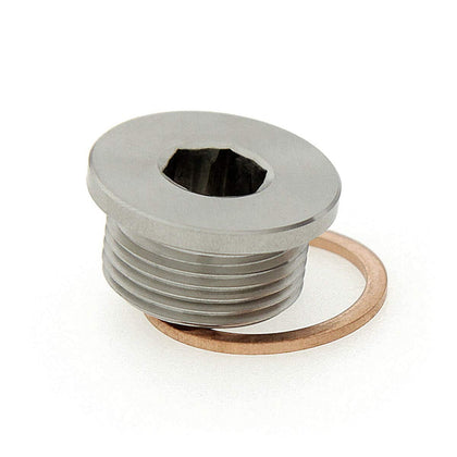 AdaptorMount M22x1.5 stainless plug body with CNC threads for reliable sealing