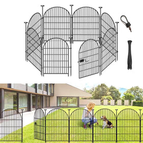 ADAVIN garden fence arch panel demonstrates durable tall border for pets.