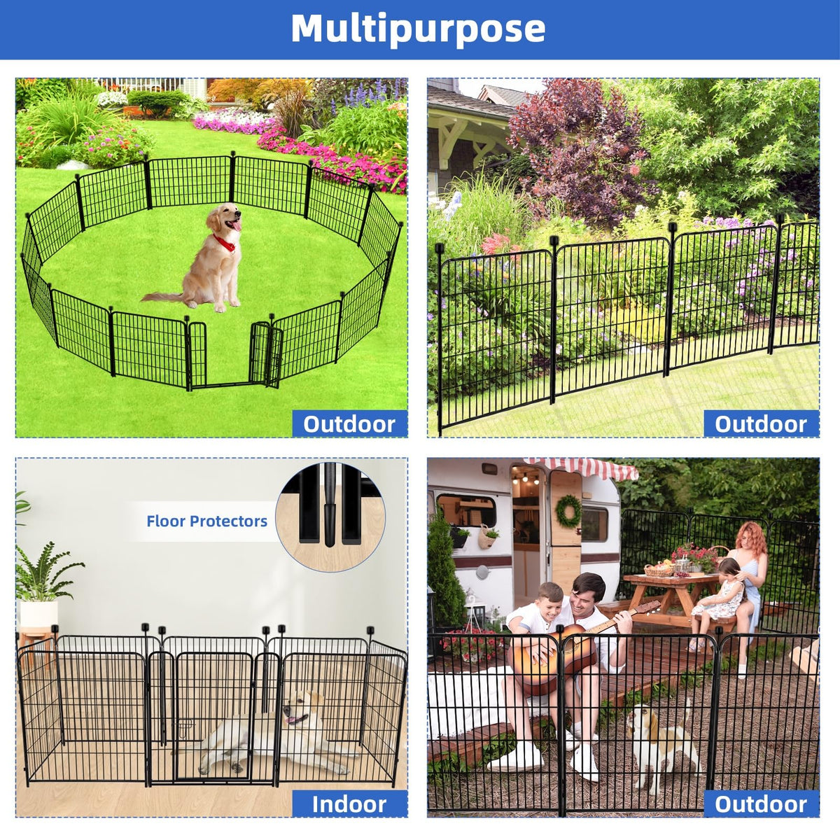 ADAVIN low-entry gate design facilitates easy access for people and pets