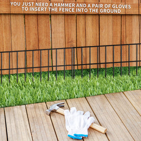 ADAVIN barrier panel protects pets and garden from digging.
