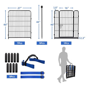 ADAVIN tall garden fence border-use showcases a versatile outdoor boundary for gardens and yards.