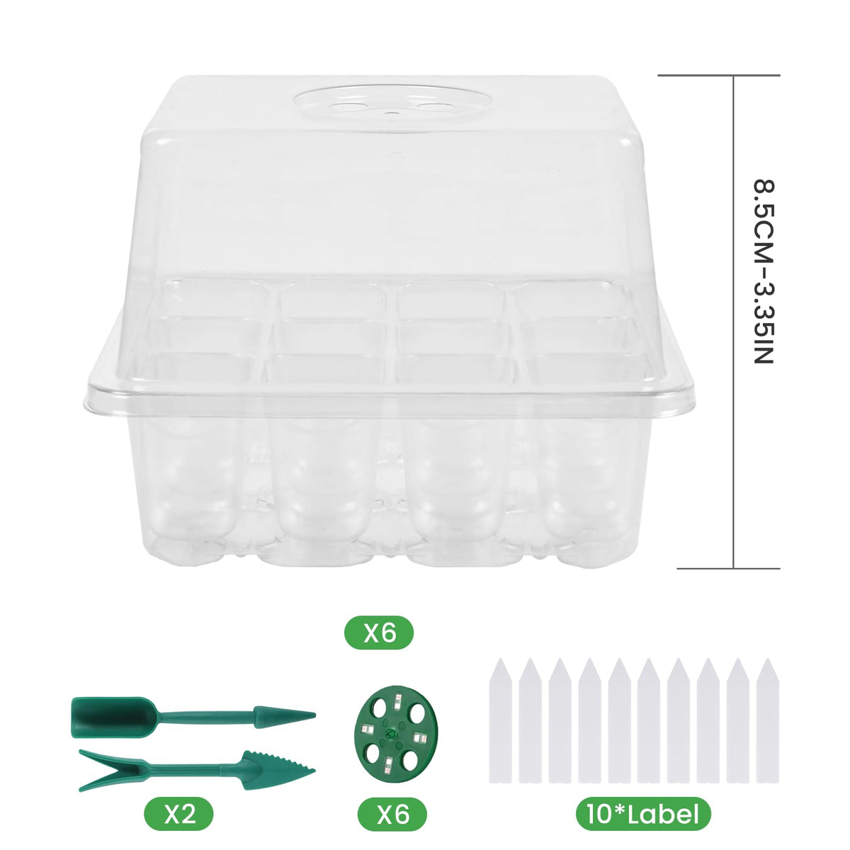 Adawook seedling kit in action demonstrates streamlined setup for herbs and vegetables.