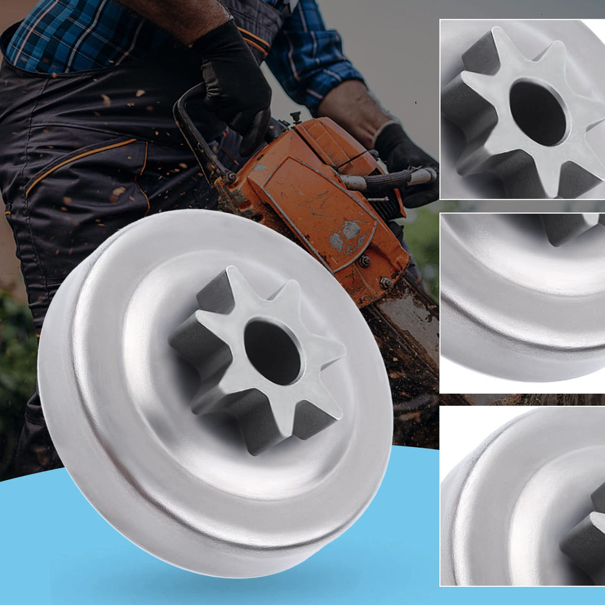 Adefol E-clip keeps parts secured during use and service