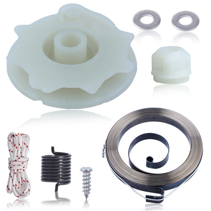 Adefol chainsaw recoil pulley kit ready for Poulan models, supporting smoother starts