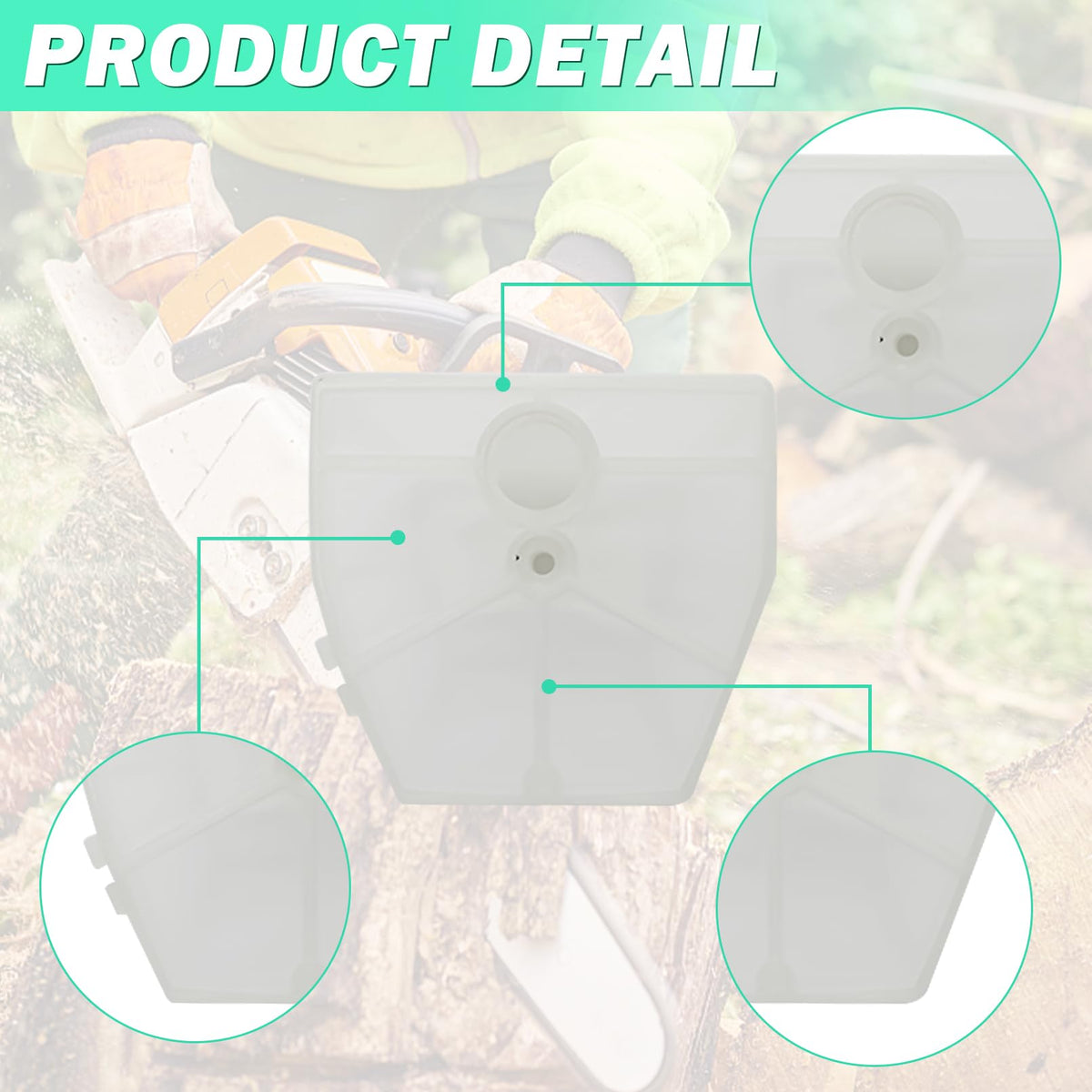 Adefol engine-protection CS590 filter captures dust to protect the engine.