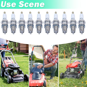 Adefol F6TC 10-pack spark plugs for lawn and power tools