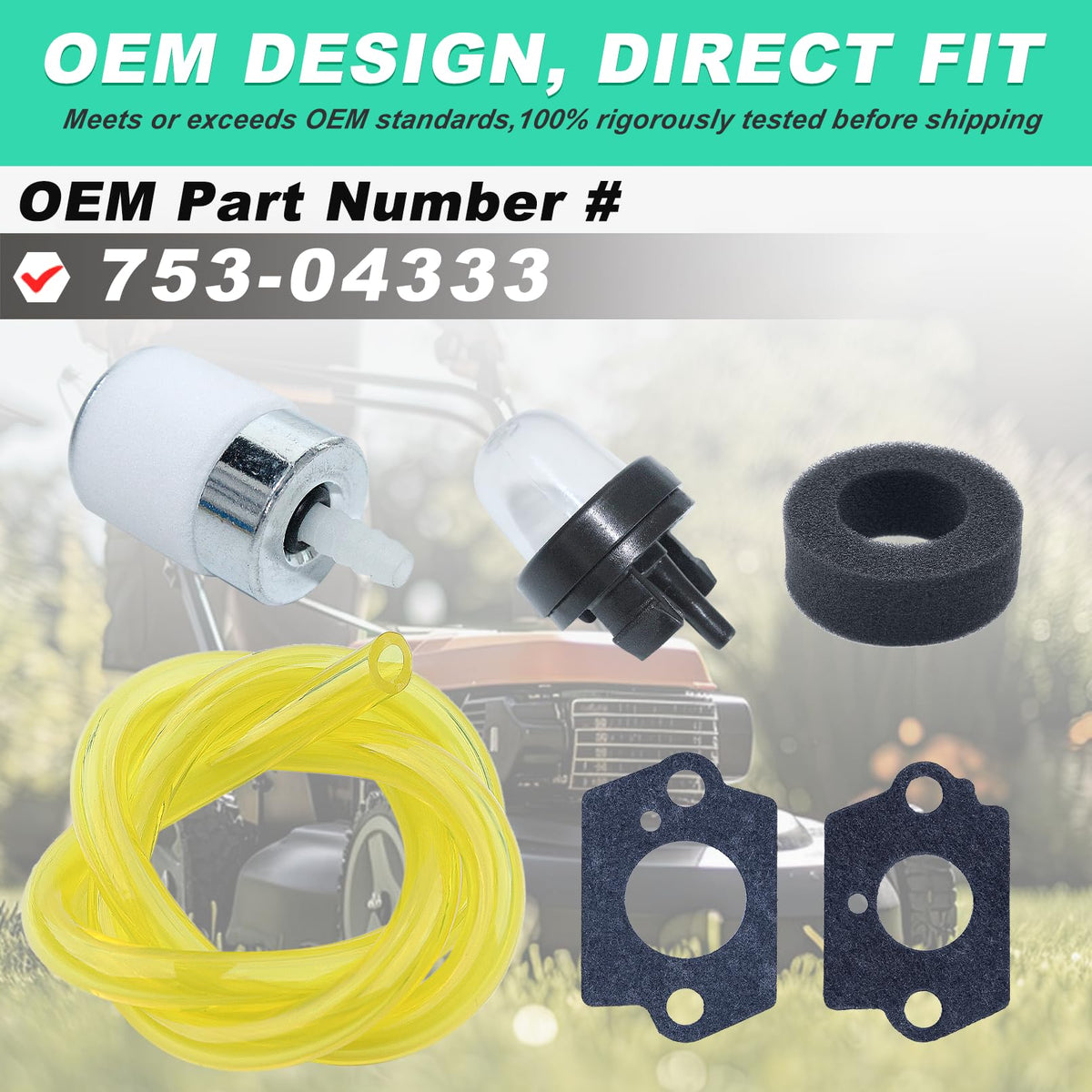 Adefol fuel line ensures consistent fuel delivery and easy installation.