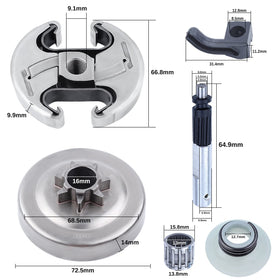Adefol oil pump component enables steady lubrication for consistent cutting performance.