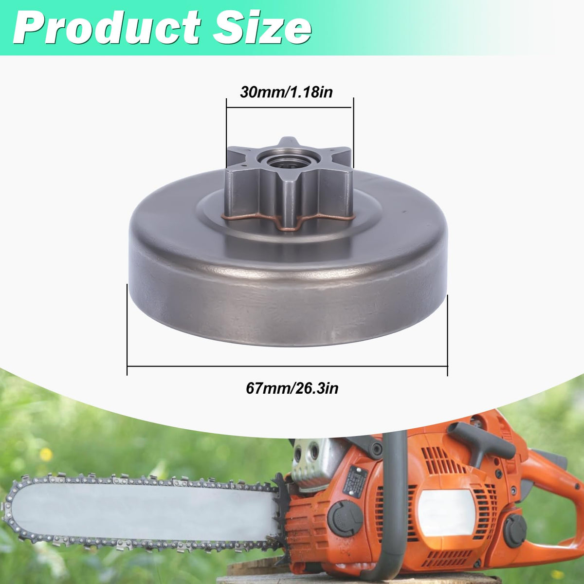 Adefol OEM replacement 501628301 enables smooth clutch drum swaps on supported units.