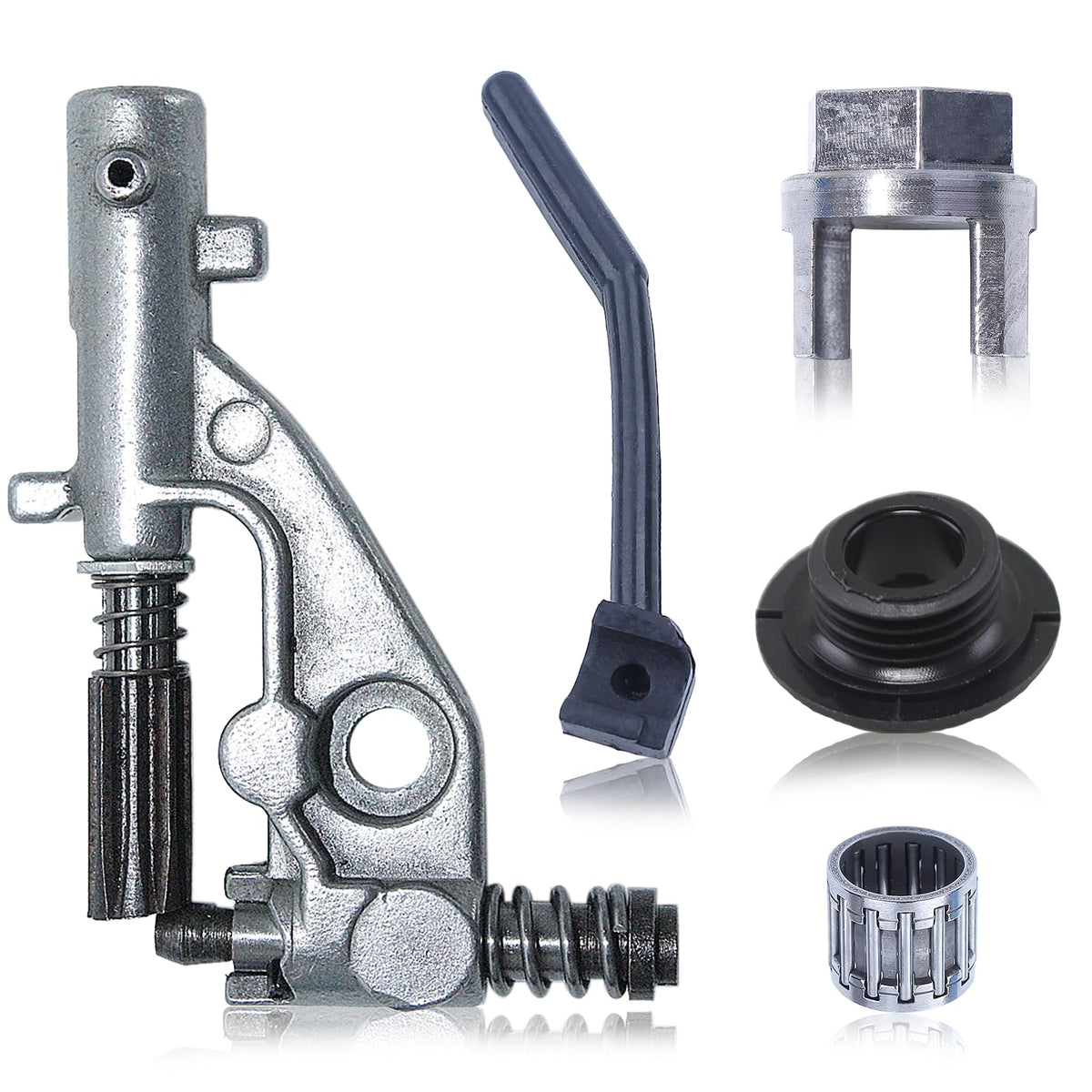 Adefol oil pump pressure line kit enables smooth chain lubrication for Husqvarna saws.