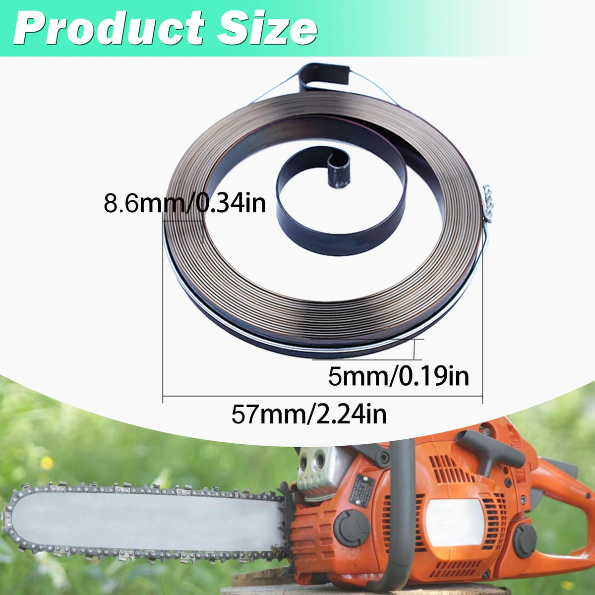 Adefol starter-spring for PPB335 and P3314 enables quick maintenance.