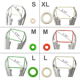 ADGYULB small 4mm rings for precise goat banding applications.
