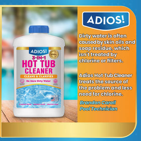 ADIOS! pH-neutral formula is safe with other chemicals.