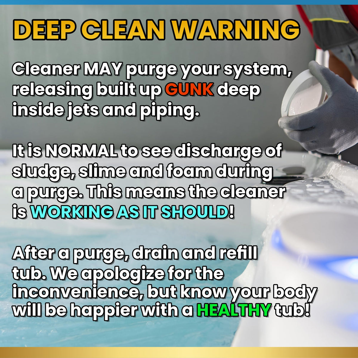 ADIOS! Trusted by professionals for reliable spa maintenance.