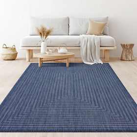 Adiva Rugs stain-resistant floor mat; resists spills for busy family rooms.