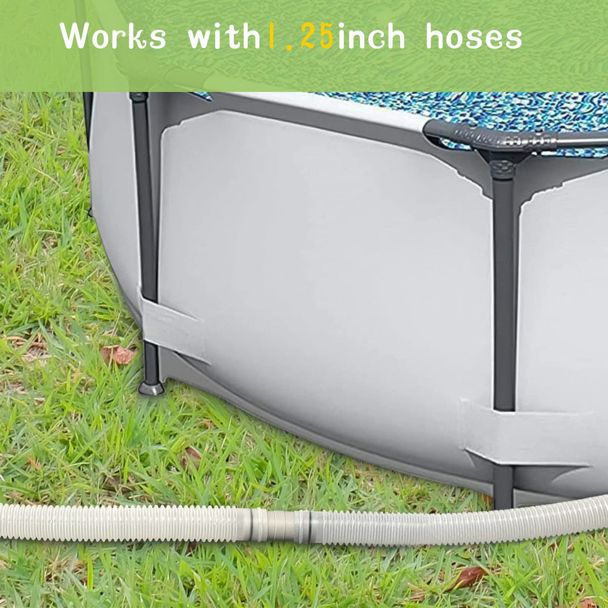 ADKUN compatible with 330, 530, and 1000 GPH pumps for flexible use.