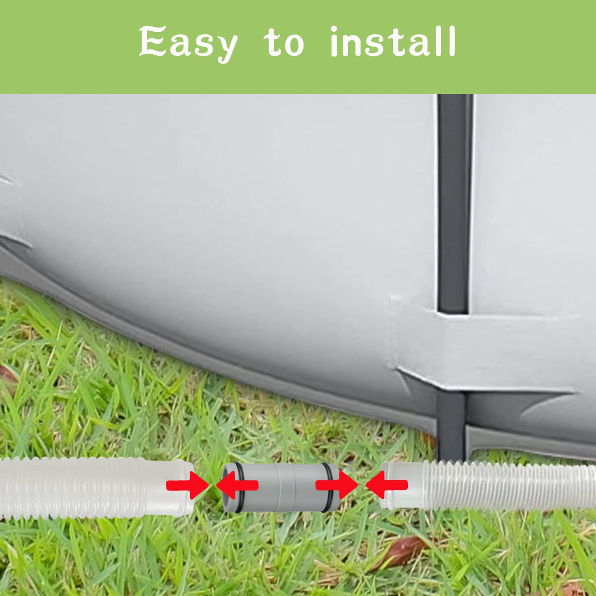 ADKUN leak-resistant design minimizes water escape at hose connections.