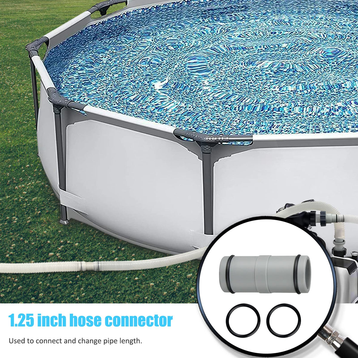 ADKUN spare O-ring set helps prevent leaks during hose fittings.