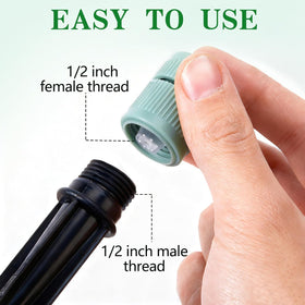 Adnee 32 emitter heads provide gentle, uniform watering