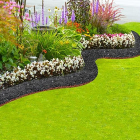 Adnee rubber mulch roll enables proper air and water flow to roots.
