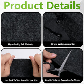 Adnee capillary mat seed starting promotes uniform moisture for sprouts