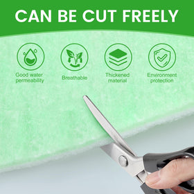 Adnee cut-to-fit inserts can be trimmed to match tall planters.