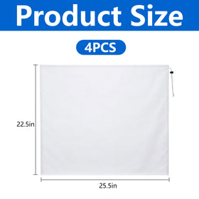 Adnee adjustable drawstring mesh bag clips securely to skimmer