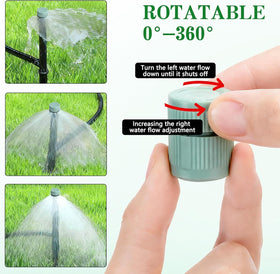 Adnee irrigation head with half-inch thread for quick tool-free setup