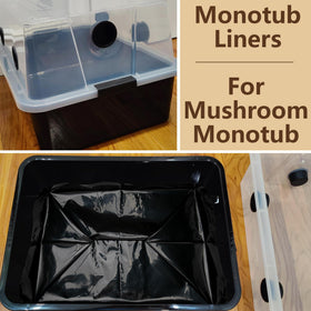 Adnee monotub liner unfolds easily for quick tub setup.