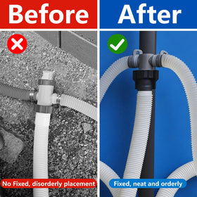 Adnee easy installation with included ties streamlines pool setup