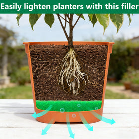 Adnee four-piece planter insert set provides reliable drainage and root protection.