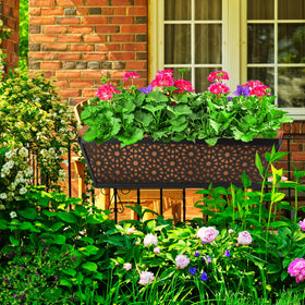 Adnee hand-stitched planter liner adds load-bearing support for plants